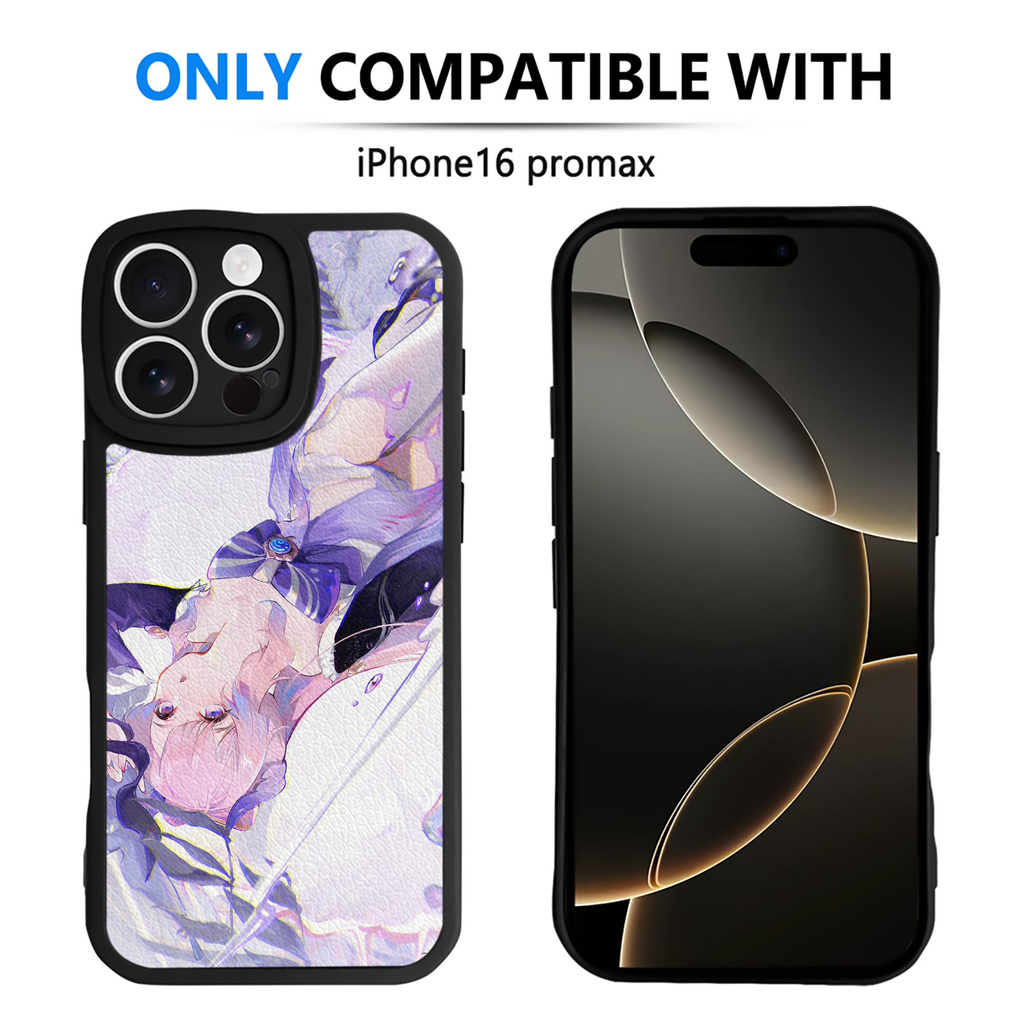 げんし神 genshin 【iPhone 16シリーズ対応】シリコンスマホケース（レザー調） 材質：シリコン